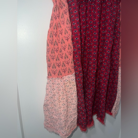 Free People Mixed Print Strapless Mini Dress - Picture 2 of 5